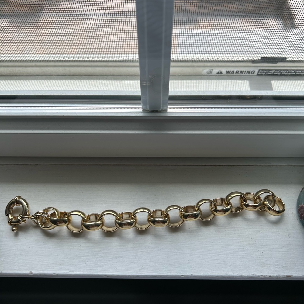 Gold Vermeil over Stainless - no tarnish Chain Bracelet